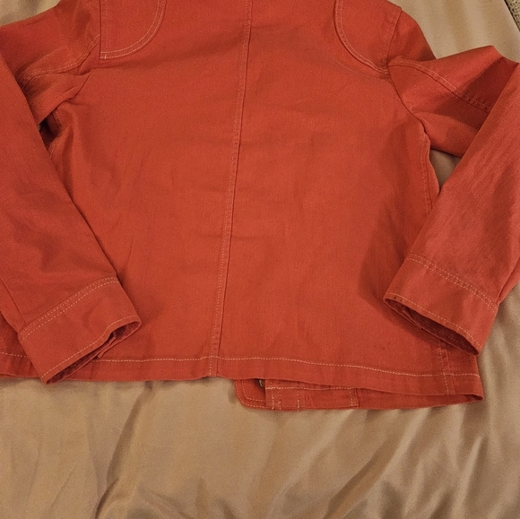 LRL‎ Lauren Jeans jacket Pink With Gold Accents - Picture 5 of 5